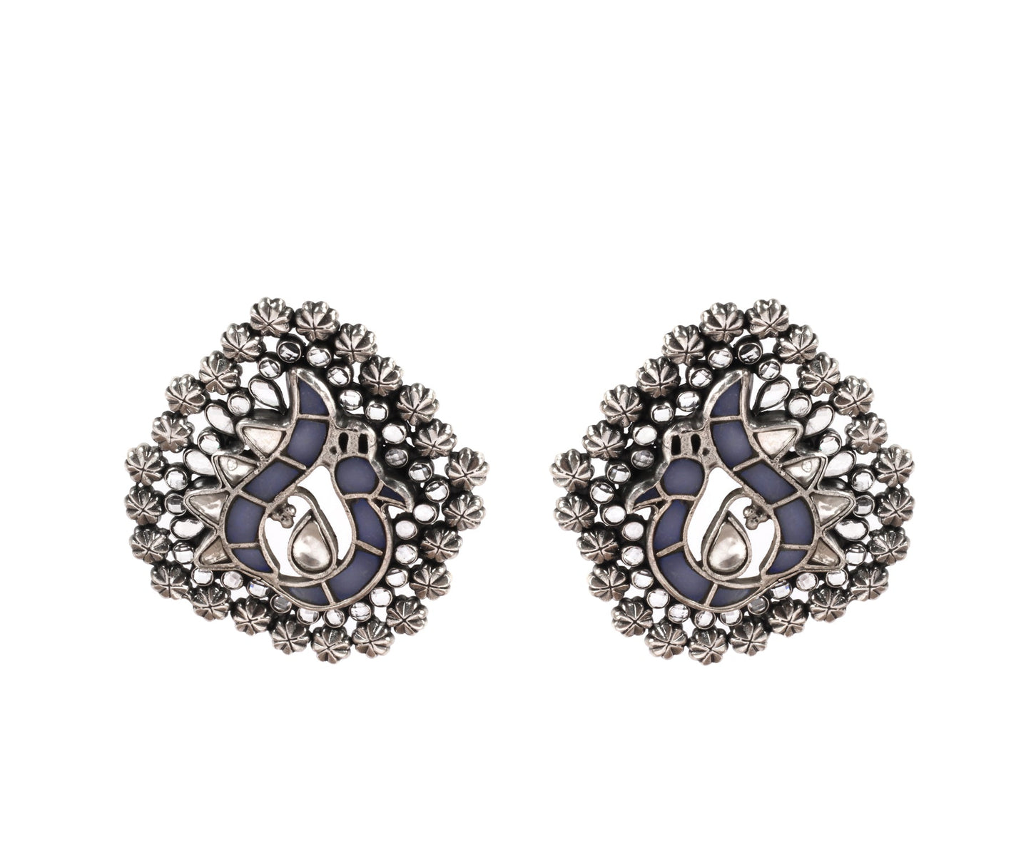 Sangeeta Boochra Silver Earrings-Earrings-Sangeeta Boochra