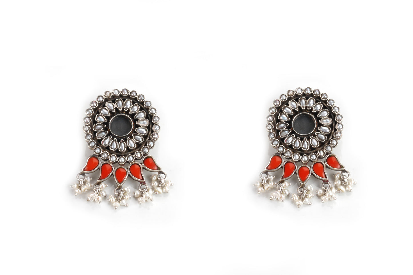 Sangeeta Boochra Silver Earrings-Earrings-Sangeeta Boochra