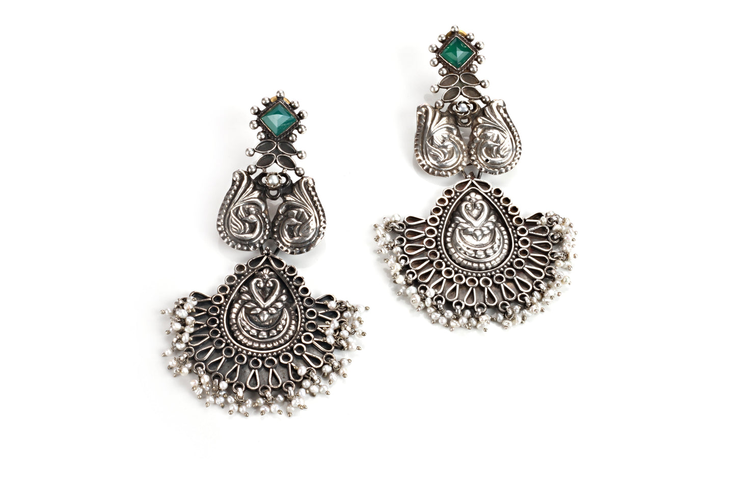 Sangeeta Boochra Silver Earrings-Earrings-Sangeeta Boochra