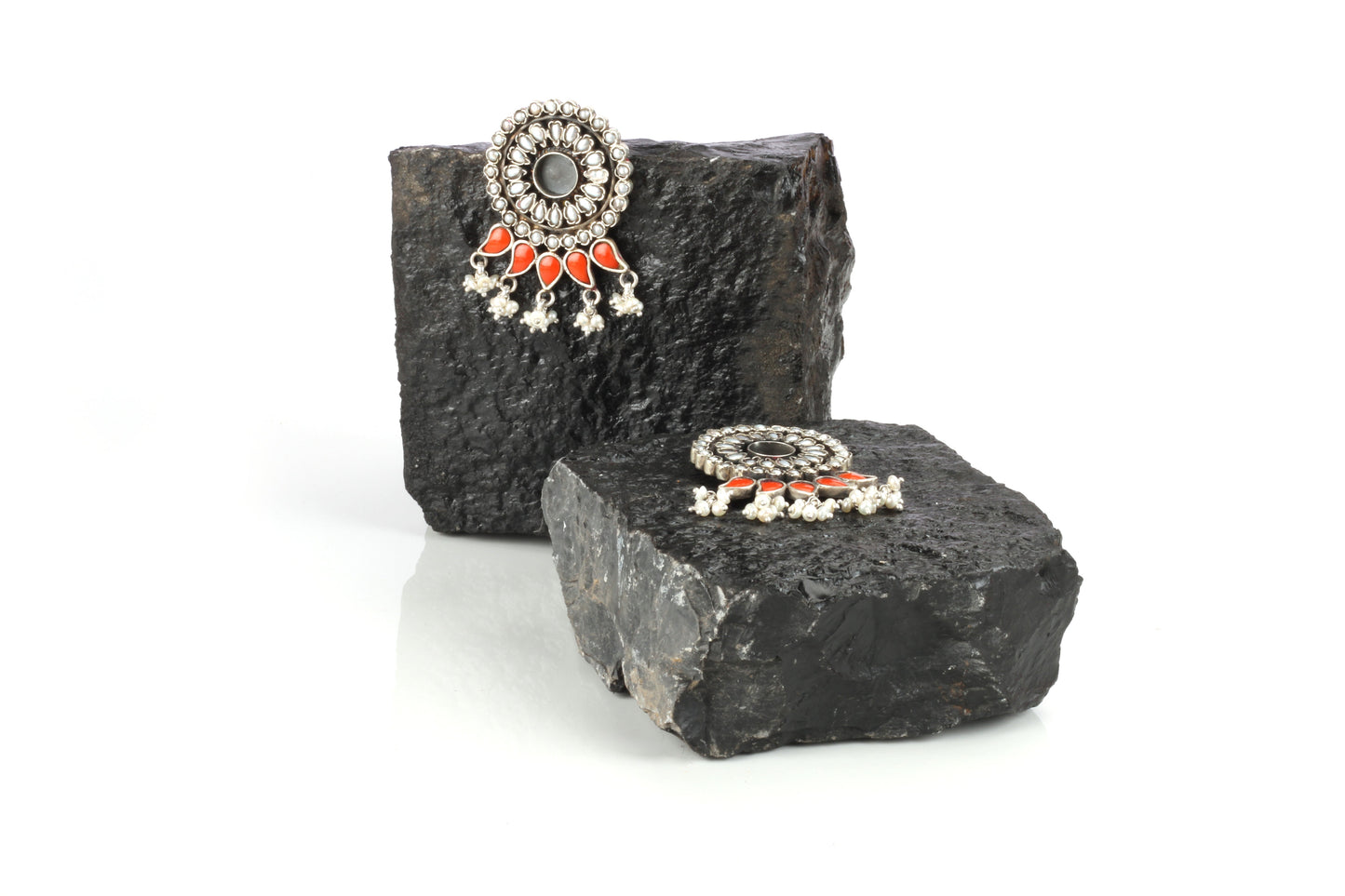 Sangeeta Boochra Silver Earrings-Earrings-Sangeeta Boochra