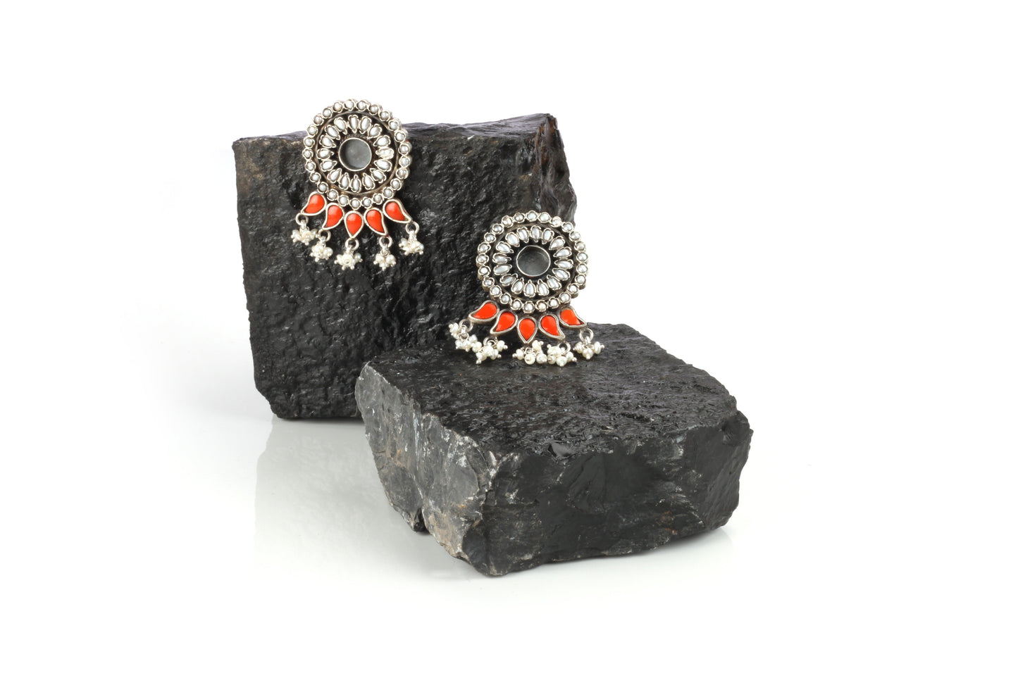 Sangeeta Boochra Silver Earrings-Earrings-Sangeeta Boochra