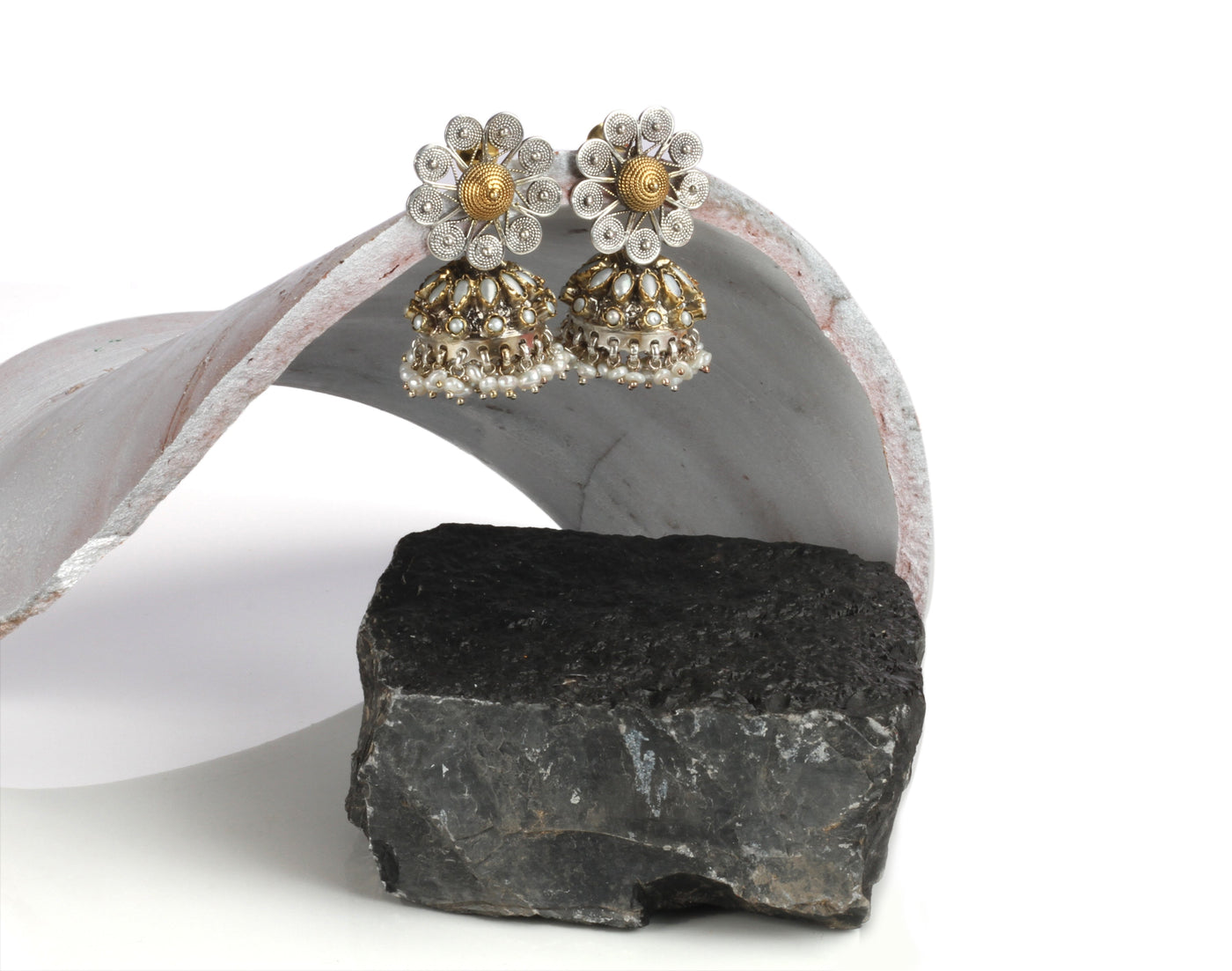 Sangeeta Boochra Silver Earrings-Earrings-Sangeeta Boochra