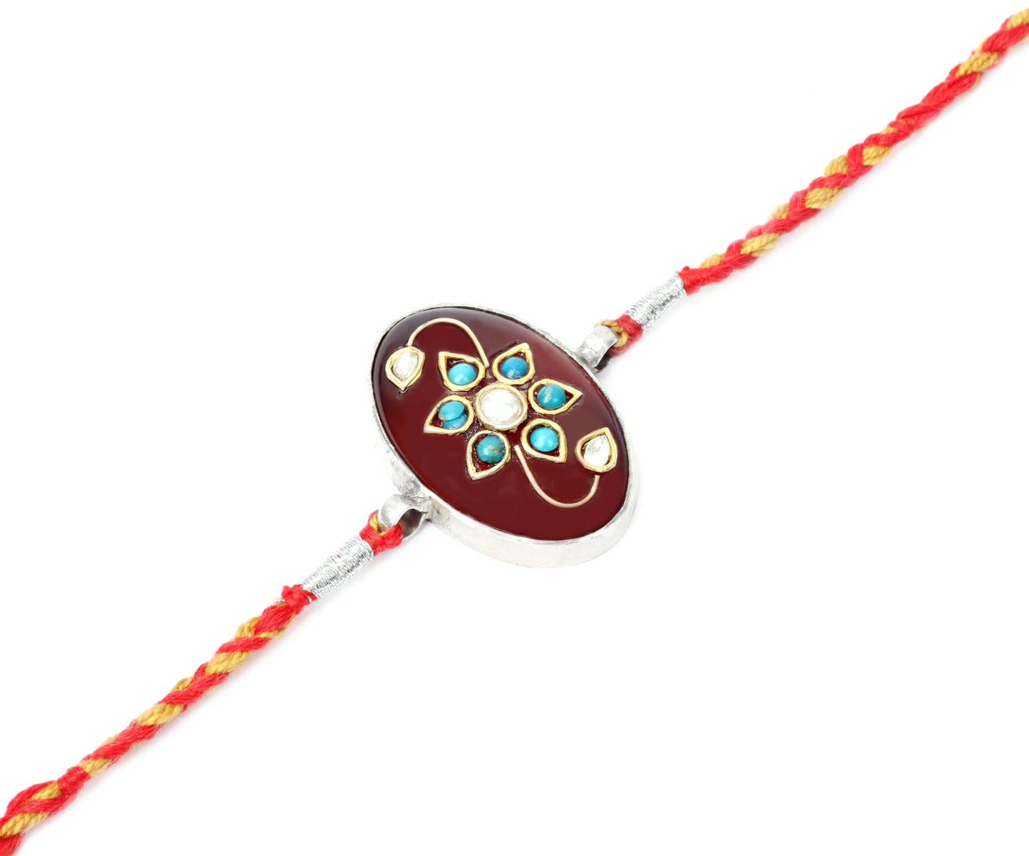 Sangeeta Boochra Silver Rakhi-Rakhi-Sangeeta Boochra