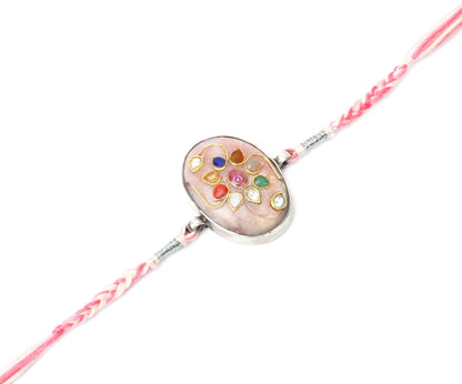 Sangeeta Boochra Silver Rakhi-Rakhi-Sangeeta Boochra