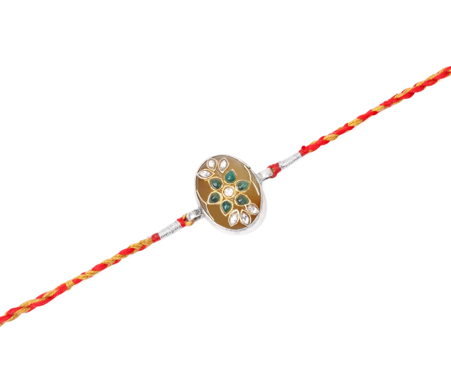 Sangeeta Boochra Silver Rakhi-Rakhi-Sangeeta Boochra