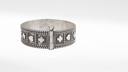 Sangeeta Boochra Tribal Silver Bracelet