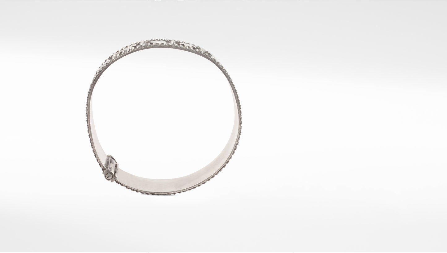 Sangeeta Boochra Tribal Silver Bracelet