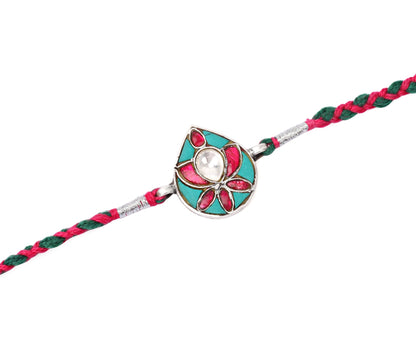 Sangeeta Boochra Silver Rakhi-Rakhi-Sangeeta Boochra