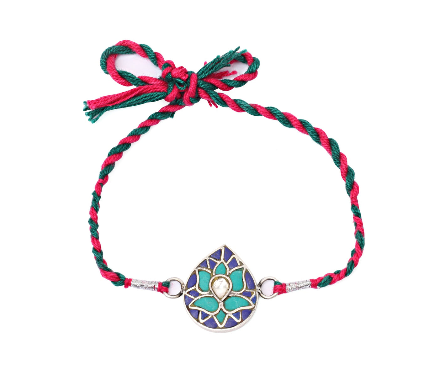 Sangeeta Boochra Silver Rakhi-Rakhi-Sangeeta Boochra