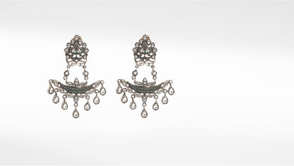 Sangeeta Boochra Tribal Silver Earrings