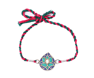Sangeeta Boochra Silver Rakhi-Rakhi-Sangeeta Boochra