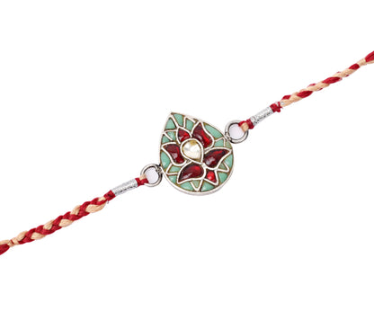 Sangeeta Boochra Silver Rakhi-Rakhi-Sangeeta Boochra