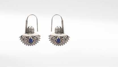 Sangeeta Boochra Tribal Silver Earrings