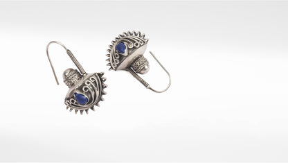 Sangeeta Boochra Tribal Silver Earrings