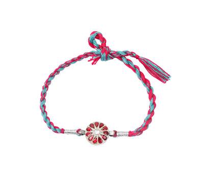 Sangeeta Boochra Silver Rakhi-Rakhi-Sangeeta Boochra