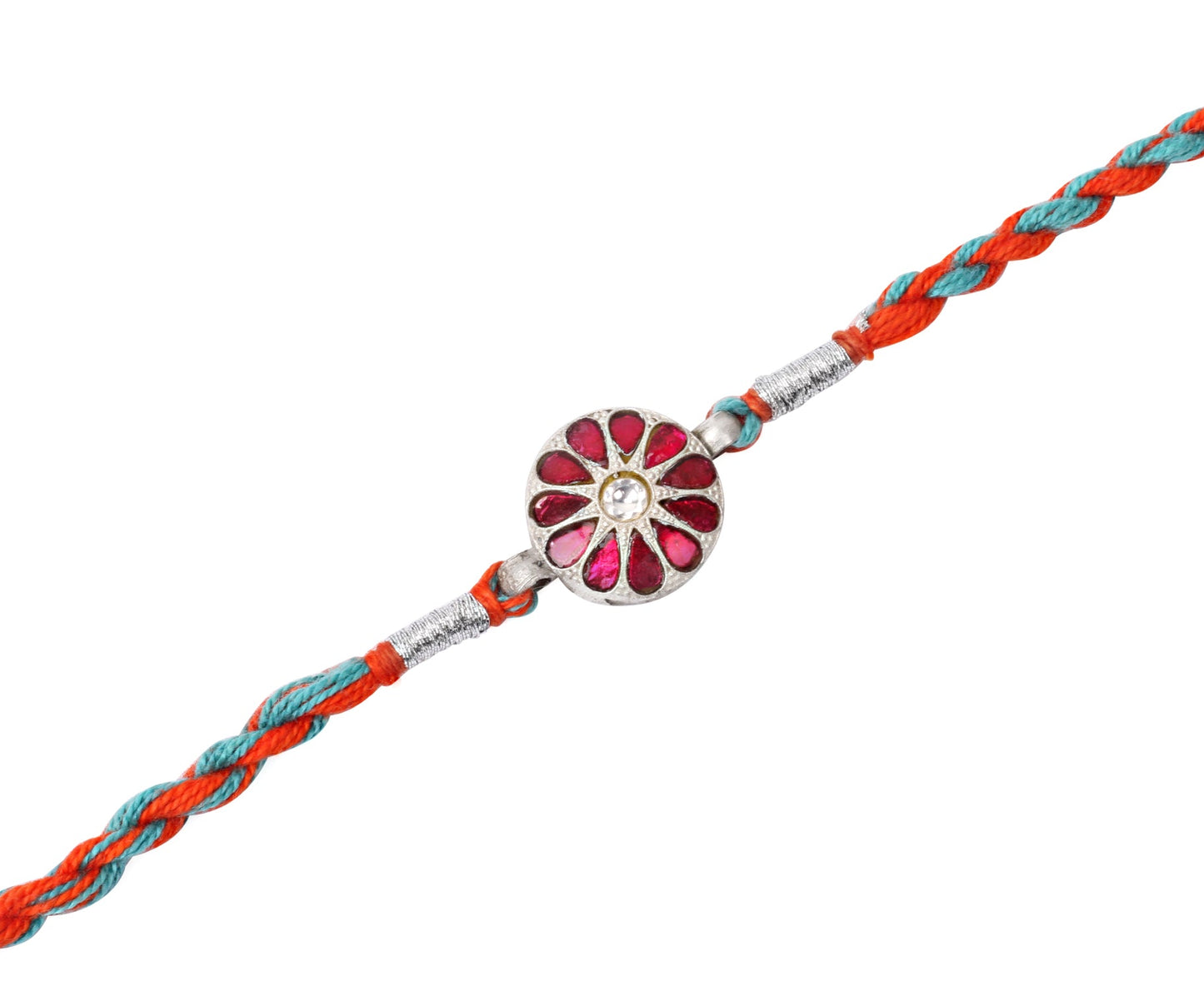 Sangeeta Boochra Silver Rakhi-Rakhi-Sangeeta Boochra