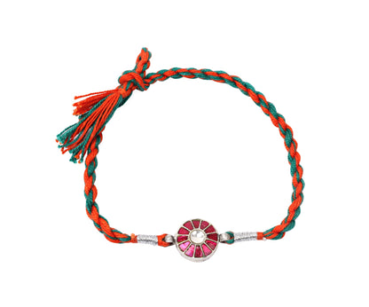 Sangeeta Boochra Silver Rakhi-Rakhi-Sangeeta Boochra