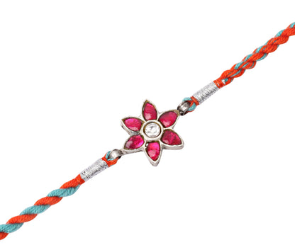 Sangeeta Boochra Silver Rakhi-Rakhi-Sangeeta Boochra