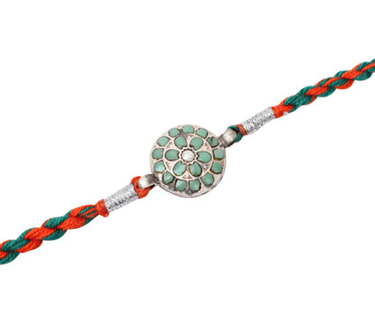 Sangeeta Boochra Silver Rakhi-Rakhi-Sangeeta Boochra