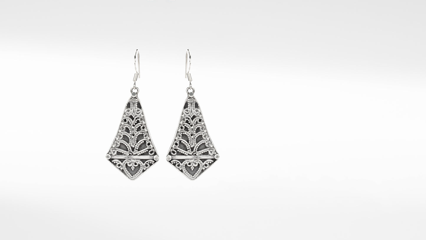 Sangeeta Boochra Silver Earrings