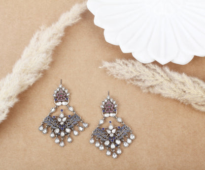 Sangeeta Boochra Tribal Silver Earrings