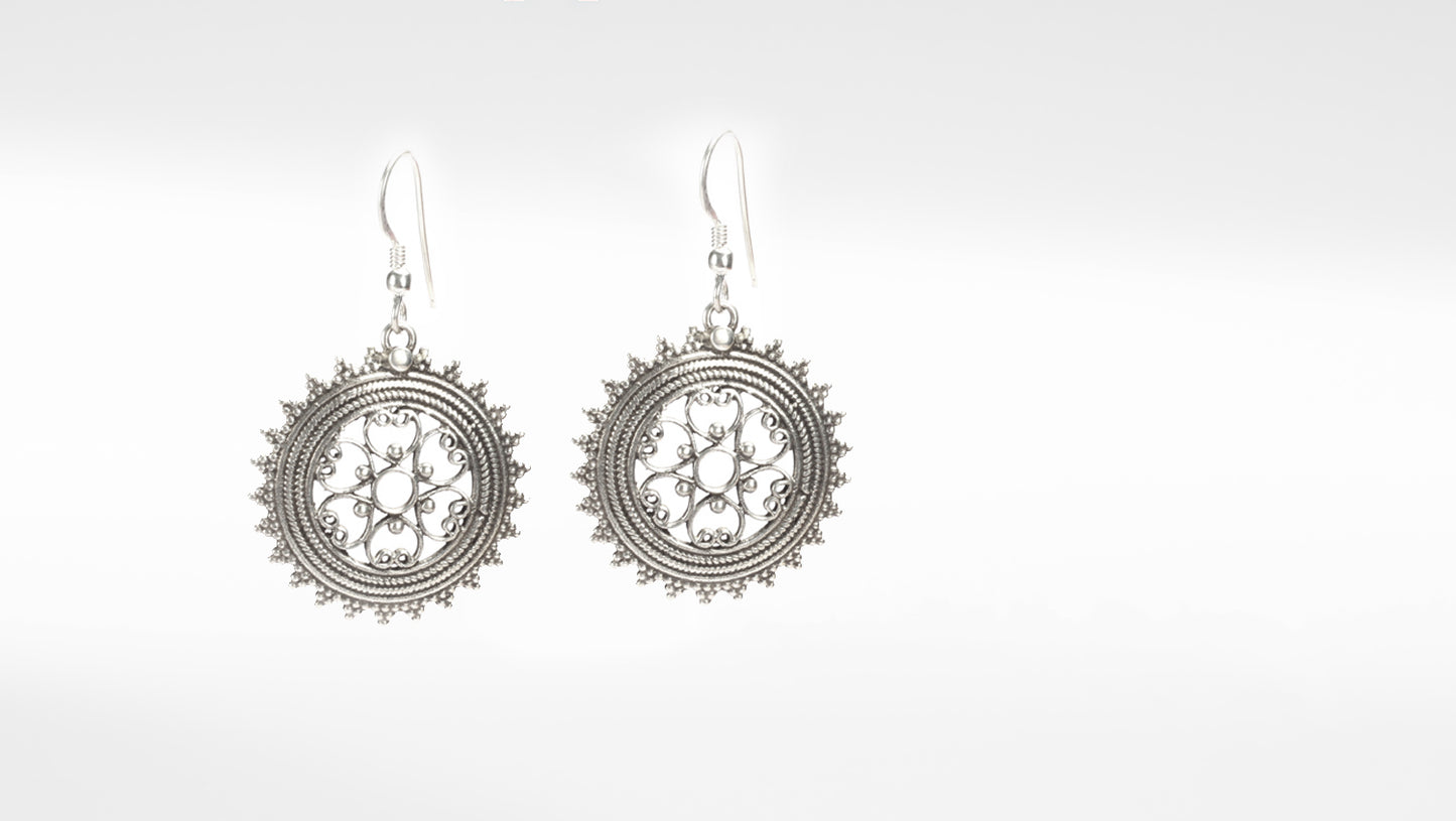 Sangeeta Boochra Silver Earrings