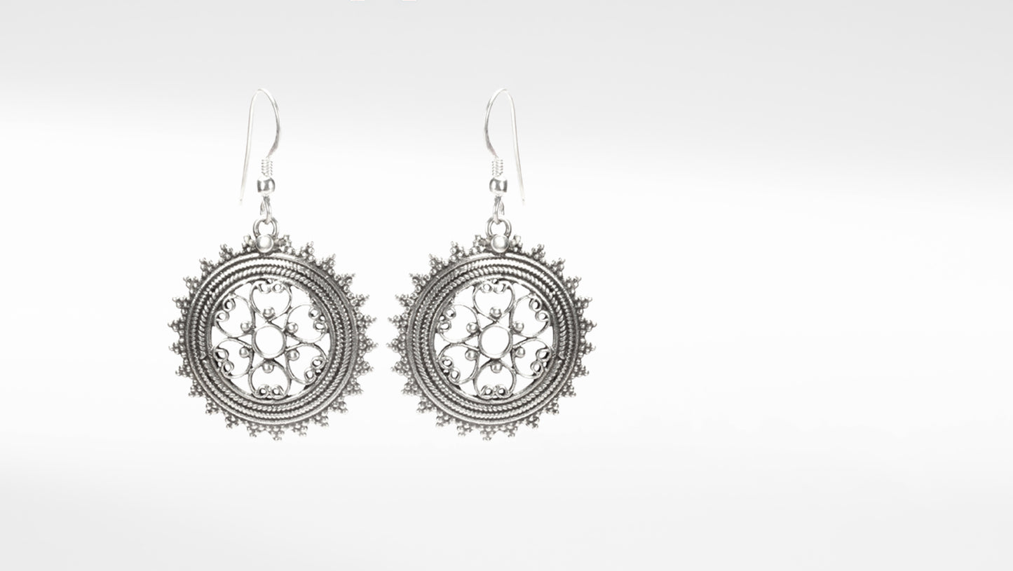 Sangeeta Boochra Silver Earrings