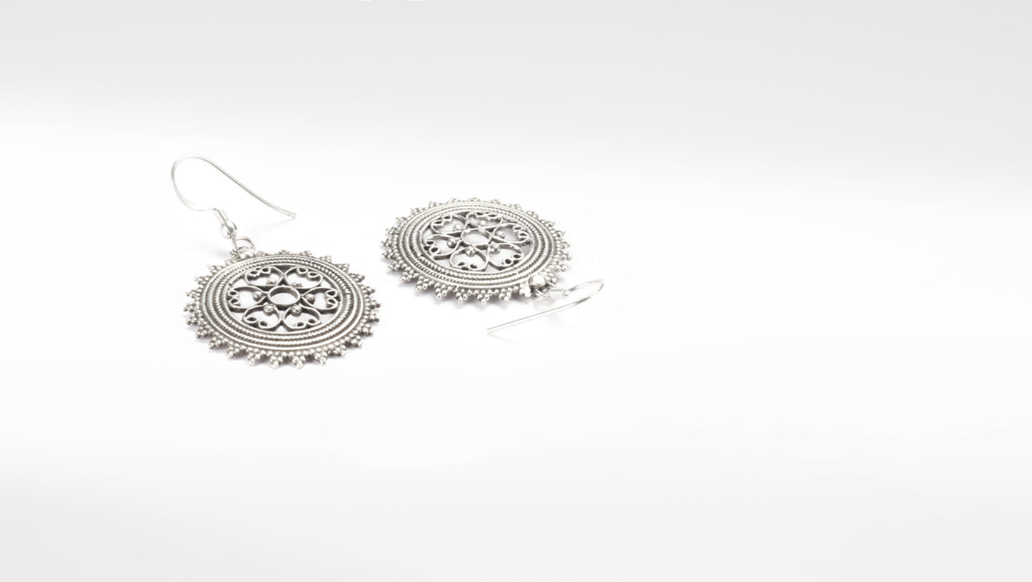 Sangeeta Boochra Silver Earrings