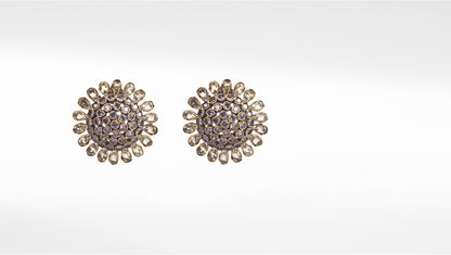 Sangeeta Boochra Tribal Silver Earrings