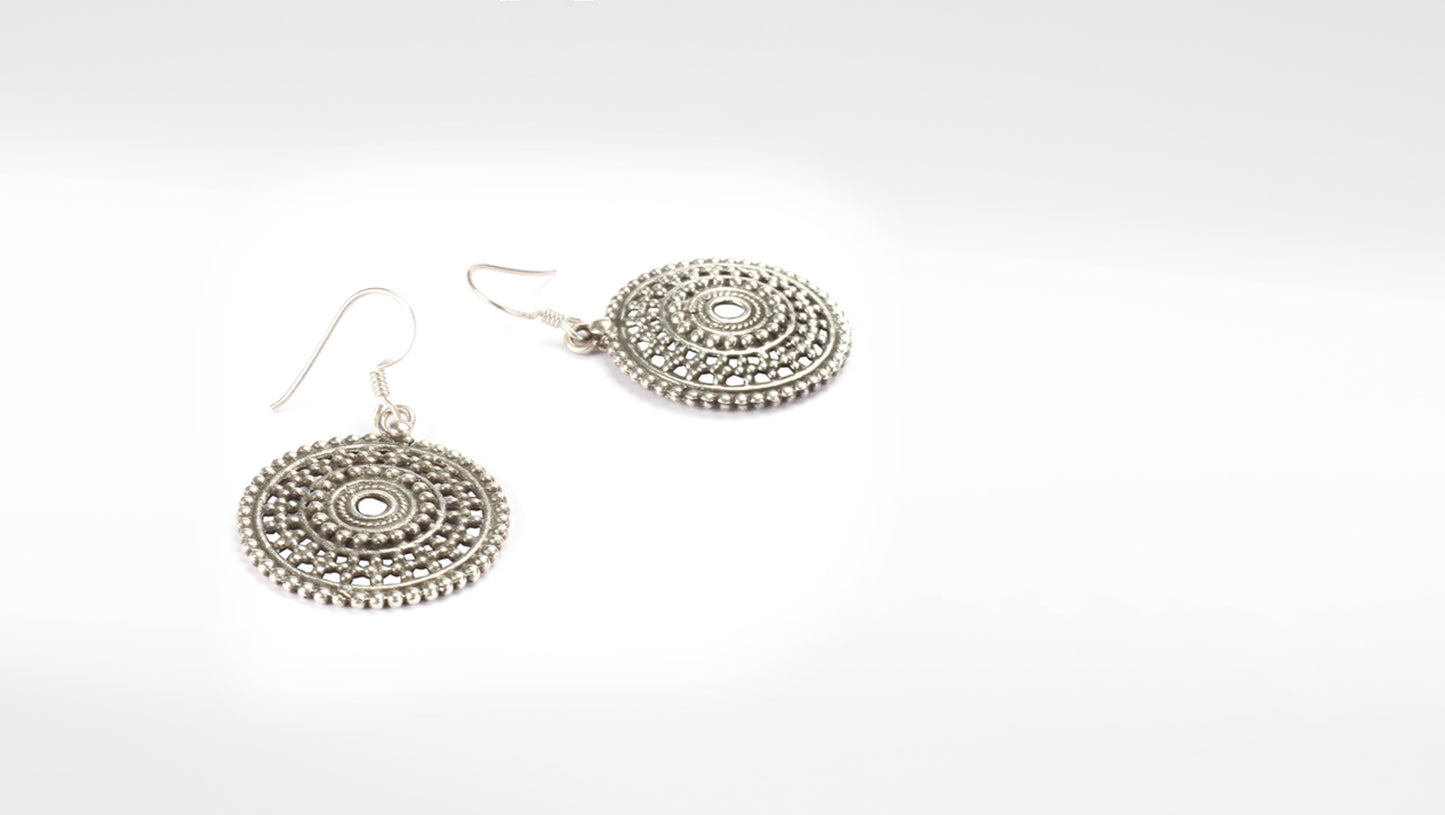 Sangeeta Boochra Silver Earrings