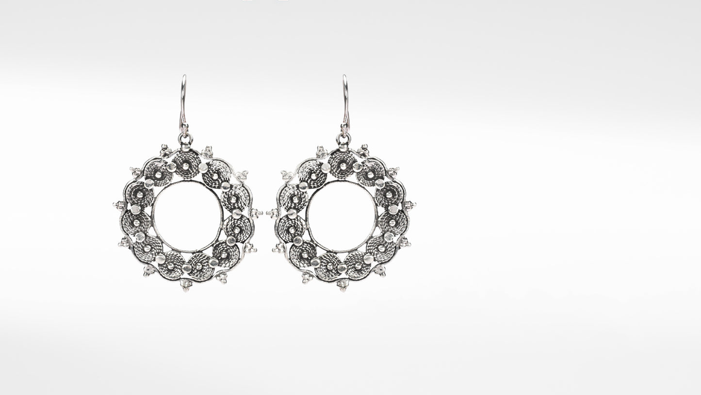 Sangeeta Boochra Silver Earrings