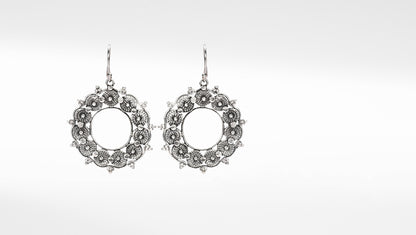 Sangeeta Boochra Silver Earrings