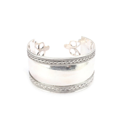 Sangeeta Boochra Silver Bangle-Bangles-Sangeeta Boochra