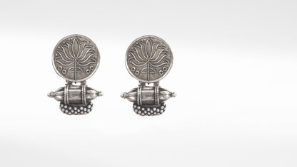 Sangeeta Boochra Tribal Silver Earrings