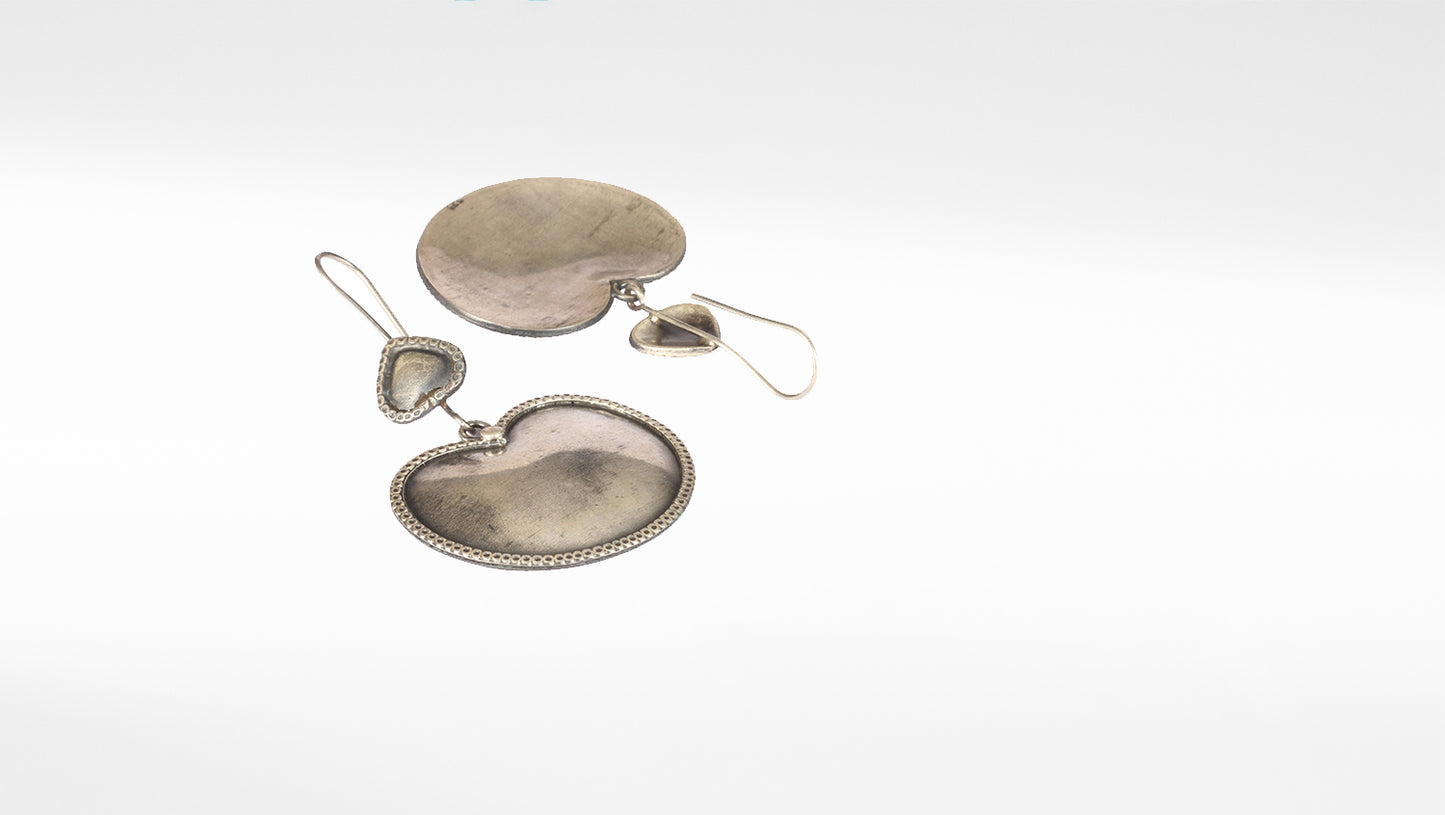 Sangeeta Boochra Tribal Silver Earrings