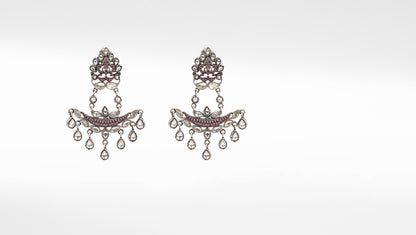 Sangeeta Boochra Tribal Silver Earrings