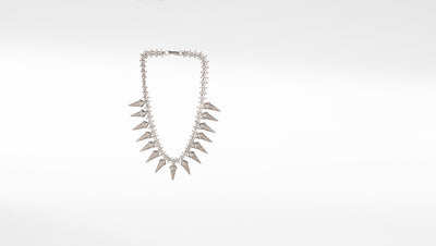 Aiza Tribal Silver Necklace