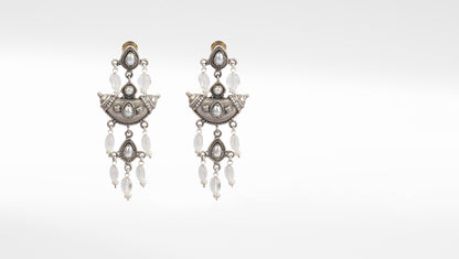 Sangeeta Boochra Tribal Silver Earrings