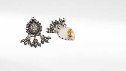 Sangeeta Boochra Tribal Silver Earrings