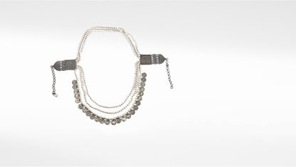 Sangeeta Boochra Tribal Silver Necklace