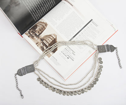 Sangeeta Boochra Tribal Silver Necklace