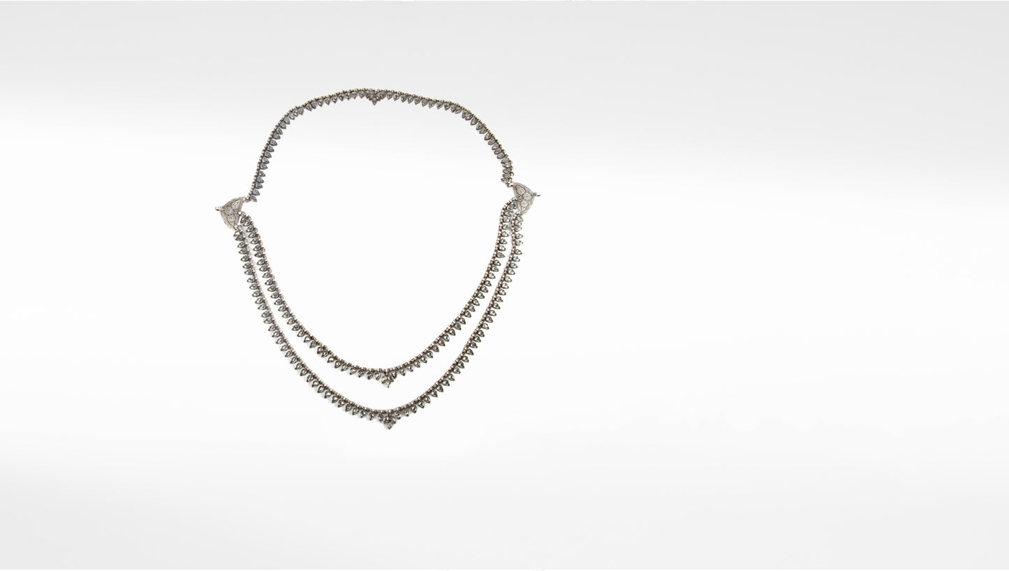 Sangeeta Boochra Tribal Silver Necklace