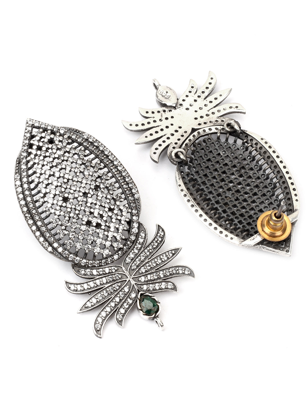 Silver Handcrafted Earrings-Earrings-Sangeeta Boochra