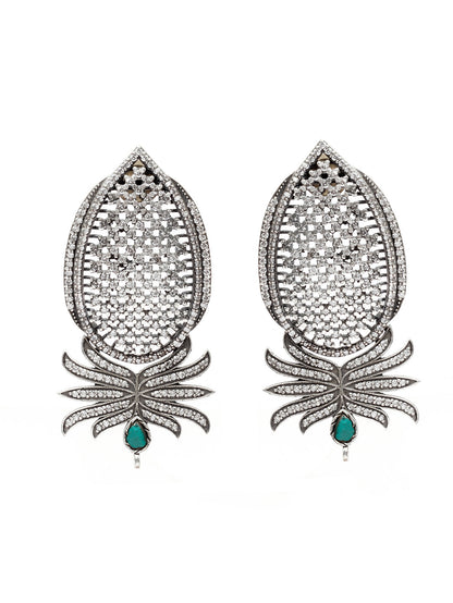 Silver Handcrafted Earrings-Earrings-Sangeeta Boochra