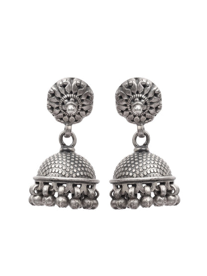 Silver Handcrafted Earrings-Earrings-Sangeeta Boochra