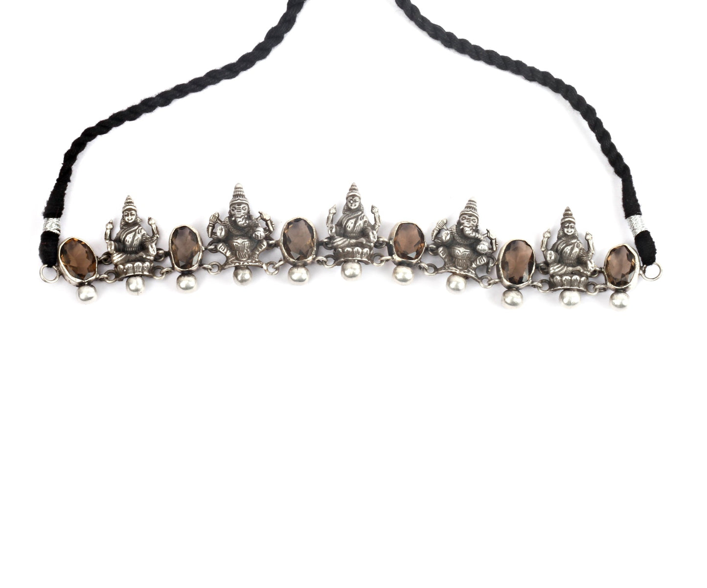 Sangeeta Boochra Tribal Silver Necklace-Necklace-Sangeeta Boochra