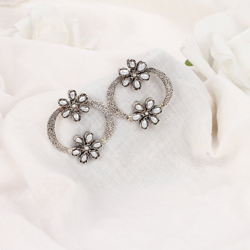 Sangeeta Boochra Silver Earrings-Earrings-Sangeeta Boochra