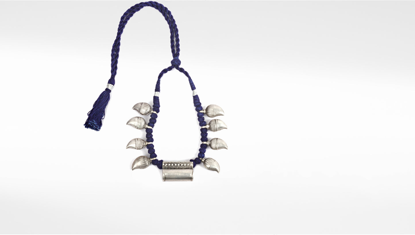 Sangeeta Boochra Tribal Silver Necklace