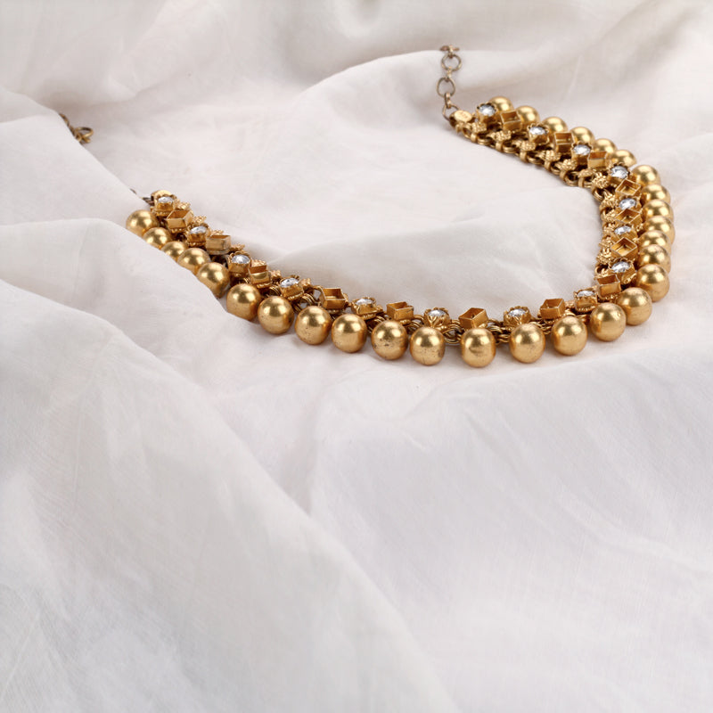 Sangeeta Boochra Necklace With 24K Gold Plating-Necklace-Sangeeta Boochra