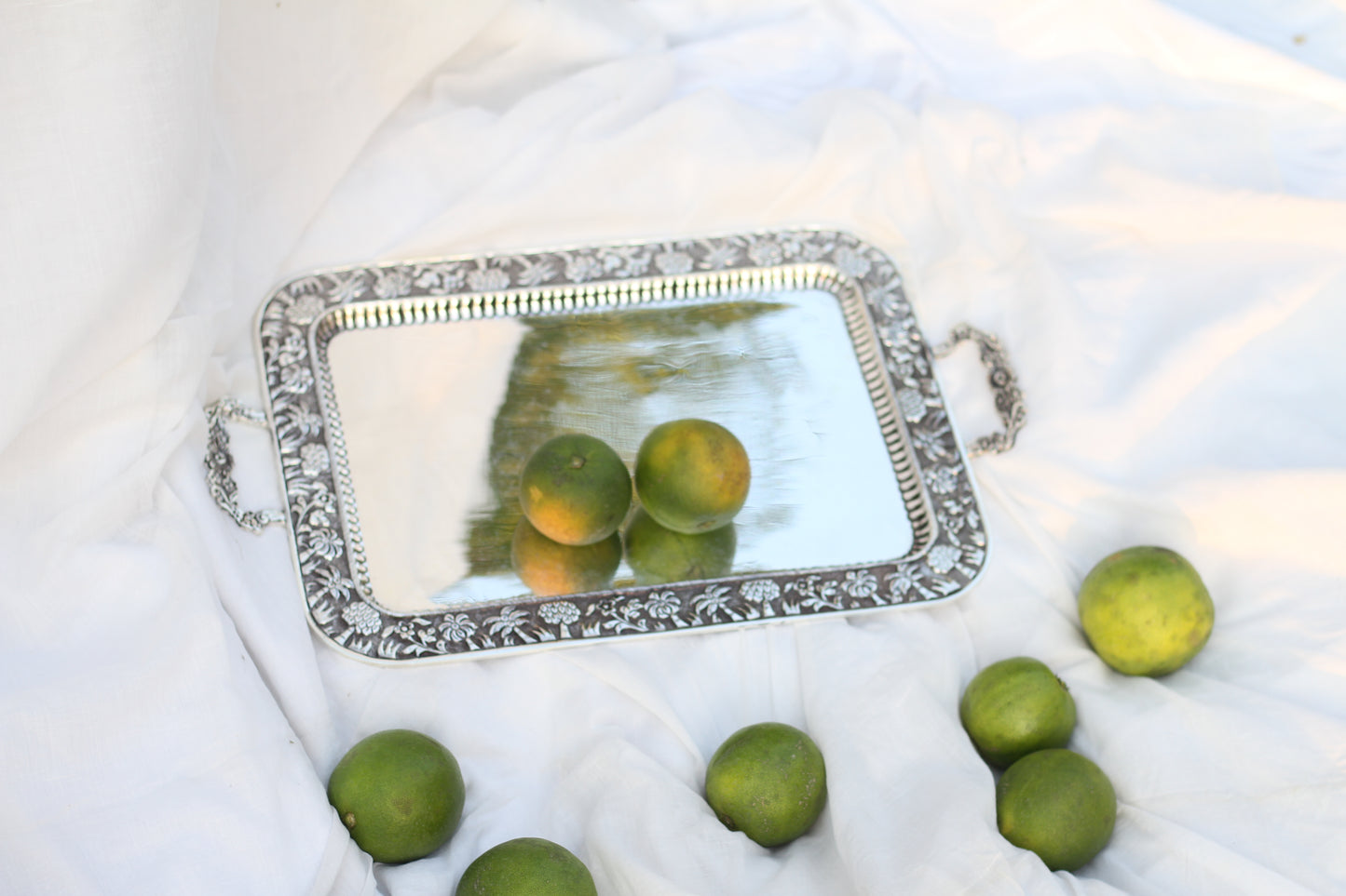 Sangeeta Boochra Sterling Silver Tray